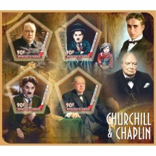 Великие люди Черчилль и Чаплин